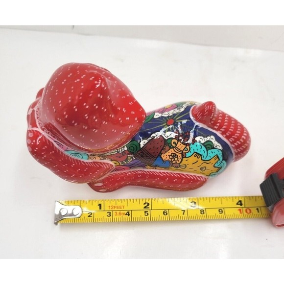 Tonala Mexican Pottery Purring Cat  Maracas Peasant Woman  Figurine Folkart - Picture 3 of 15